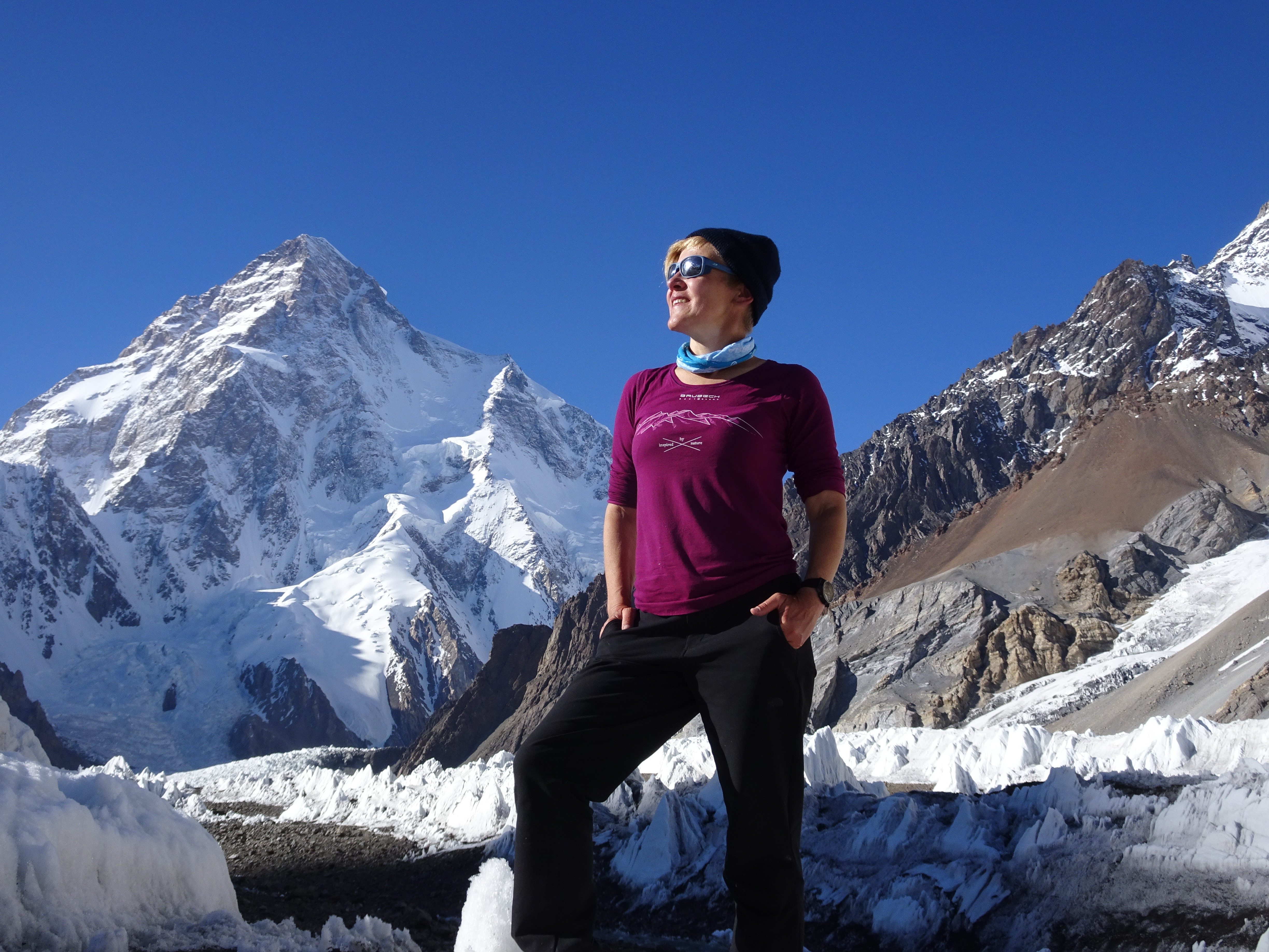 Podczas wyprawy na K2.